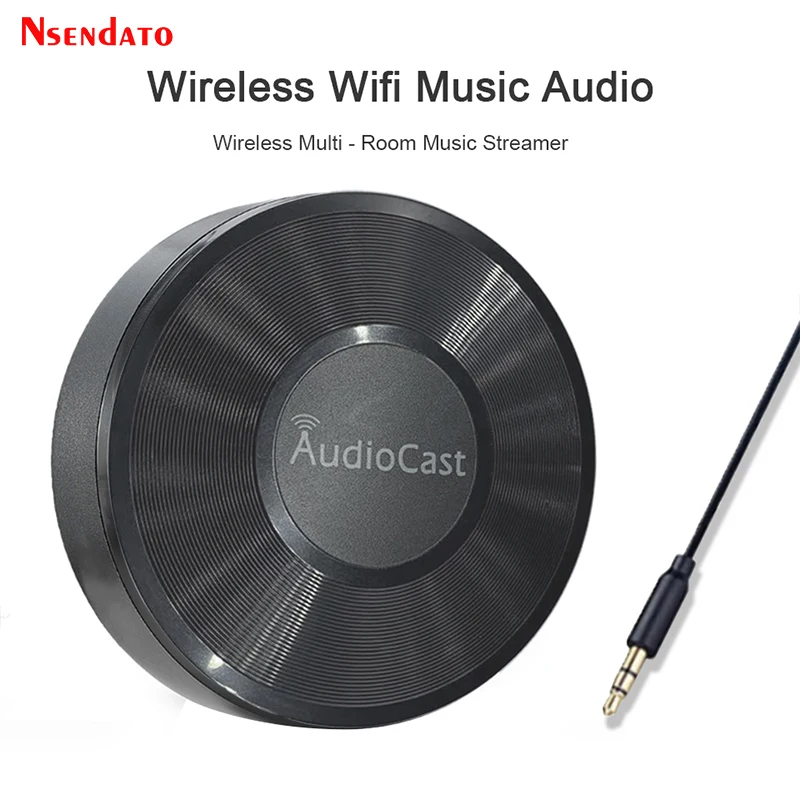 M5 AudioCast für Airplay Drahtlose Musik Audio Lautsprecher Empfänger 2,4G WIFI Hifi Musik für DLNA Airplay Adapter Spotify Streamer Image