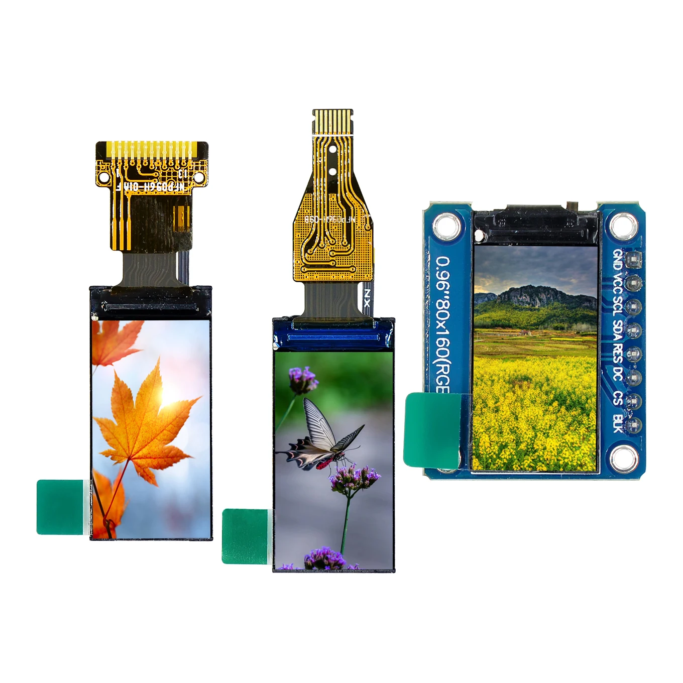 Ips display 0,96 zoll tft lcd bildschirm 80*160 st7735 laufwerk ic 3,3 v 13pin spi hd voll farbe für lcd modul 80x160 drops hip Image