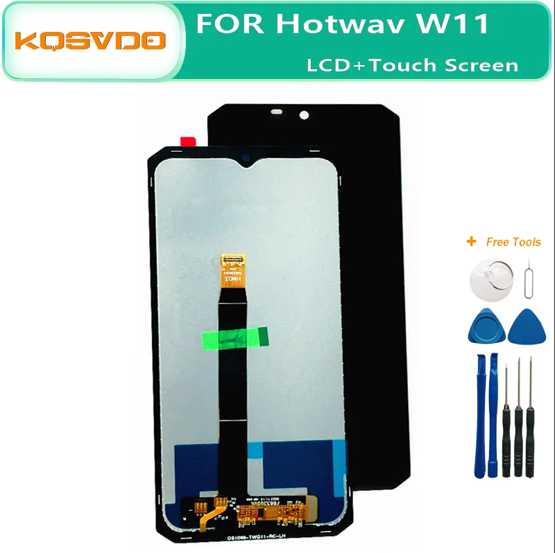 100 % gut getestet für Hotwav W11 LCD-Display + Touchscreen-Digitizer-Ersatz für Hotwav W11 W11 LCD-Bildschirm + WERKZEUGE Image
