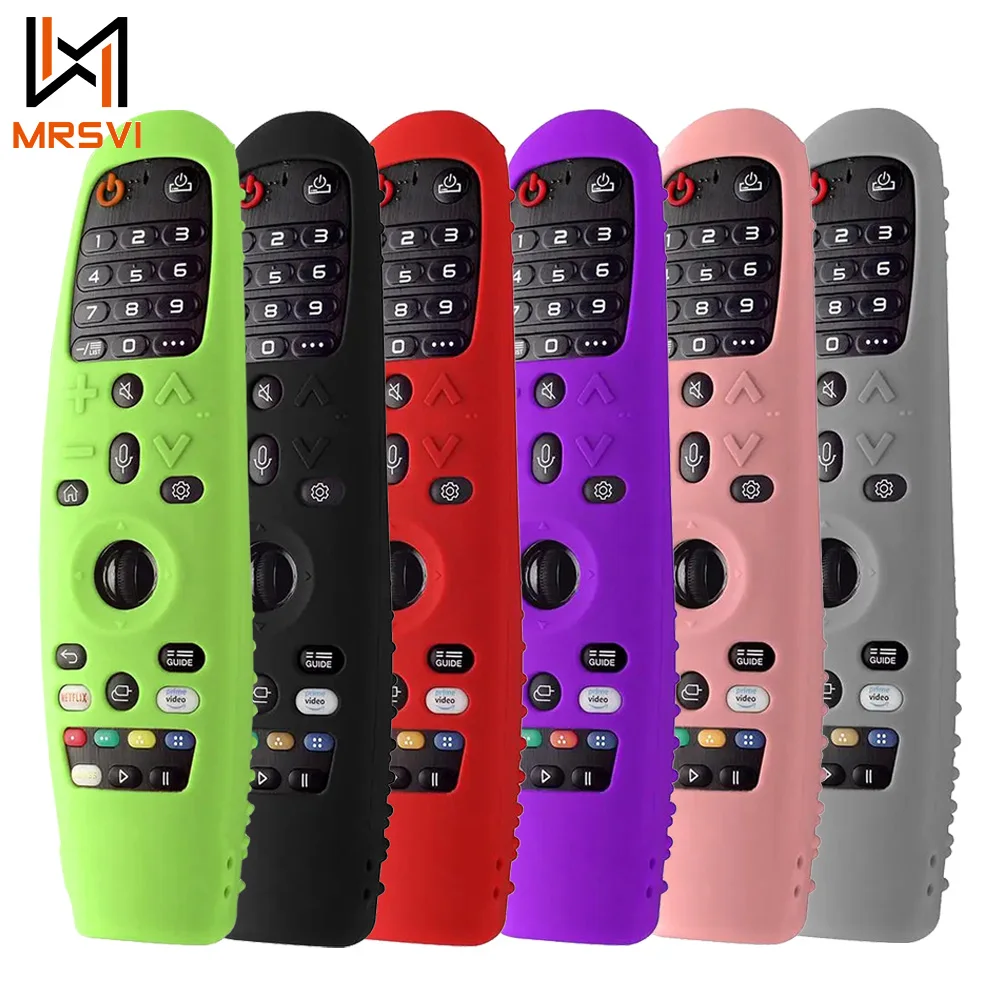 Weiche Silikon-Fernbedienungsgehäuseabdeckung, stoßfestes Ersatzzubehör für LG Smart TV Magic AN-MR20GA 19BA 18BA 650A 600 Image