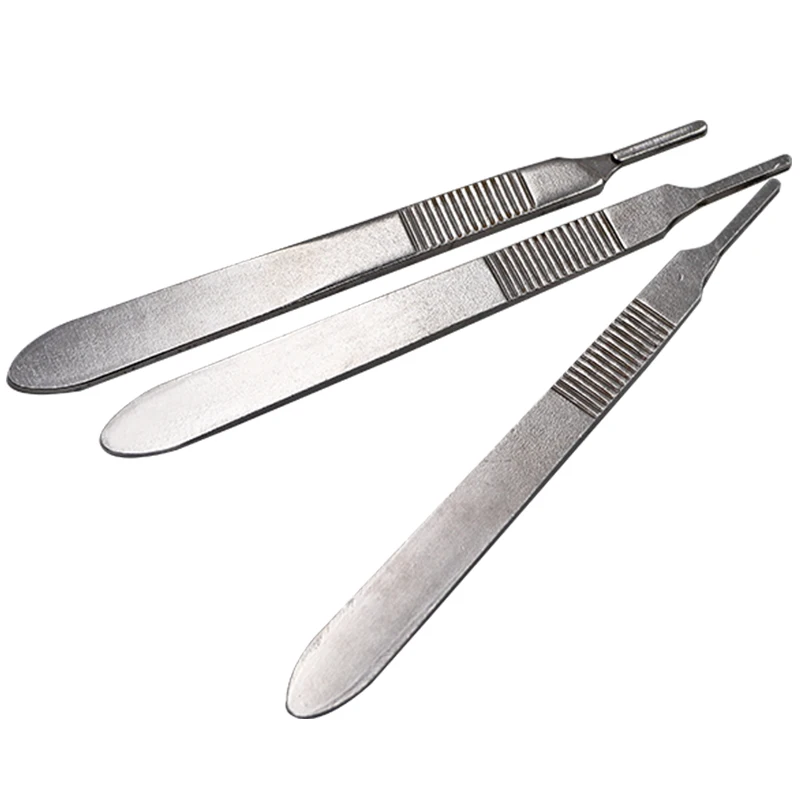 1 Stück Dental-Skalpellergriff aus Edelstahl 3 # Dental Chirurgische Klingen Griff Für Chirurgische Messer Abnehmbare Klingen DIY Schneiden Werkzeuge Image