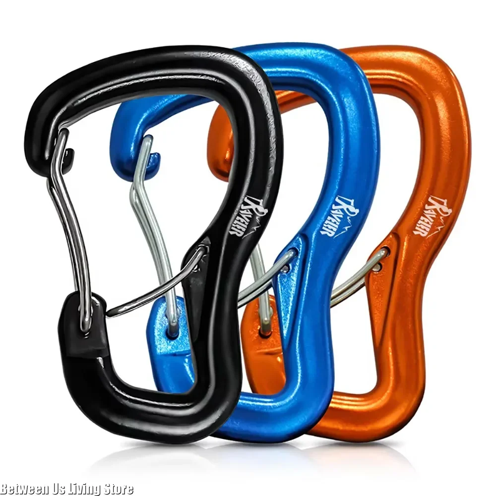 2Pcs Outdoor Hängematte Doppel Locking Schnalle Multifunktionale Aluminium Legierung Hängen Schnalle Camping Hängematte Schnelle Hängende Schnalle