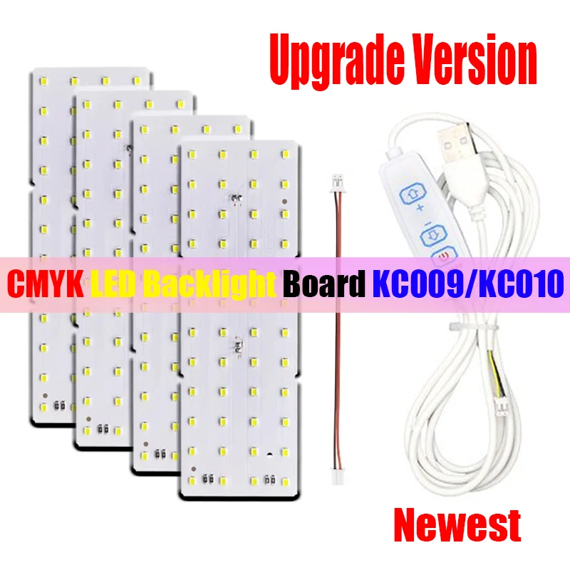 KC009 KC010 LED Lithophan CMYK PLA Filament 3D Drucker Filament für 3d Lithophan foto rahmen Hintergrundbeleuchtung Platte für bambu Image