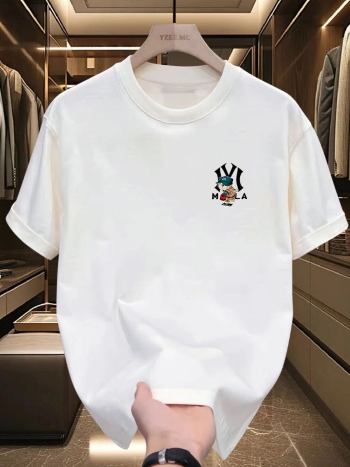 Sommer 2026 reine Baumwolle neue Kurzarm-T-Shirts für Männer und Frauen, lockere Ins Streetwear-Oberteile Image