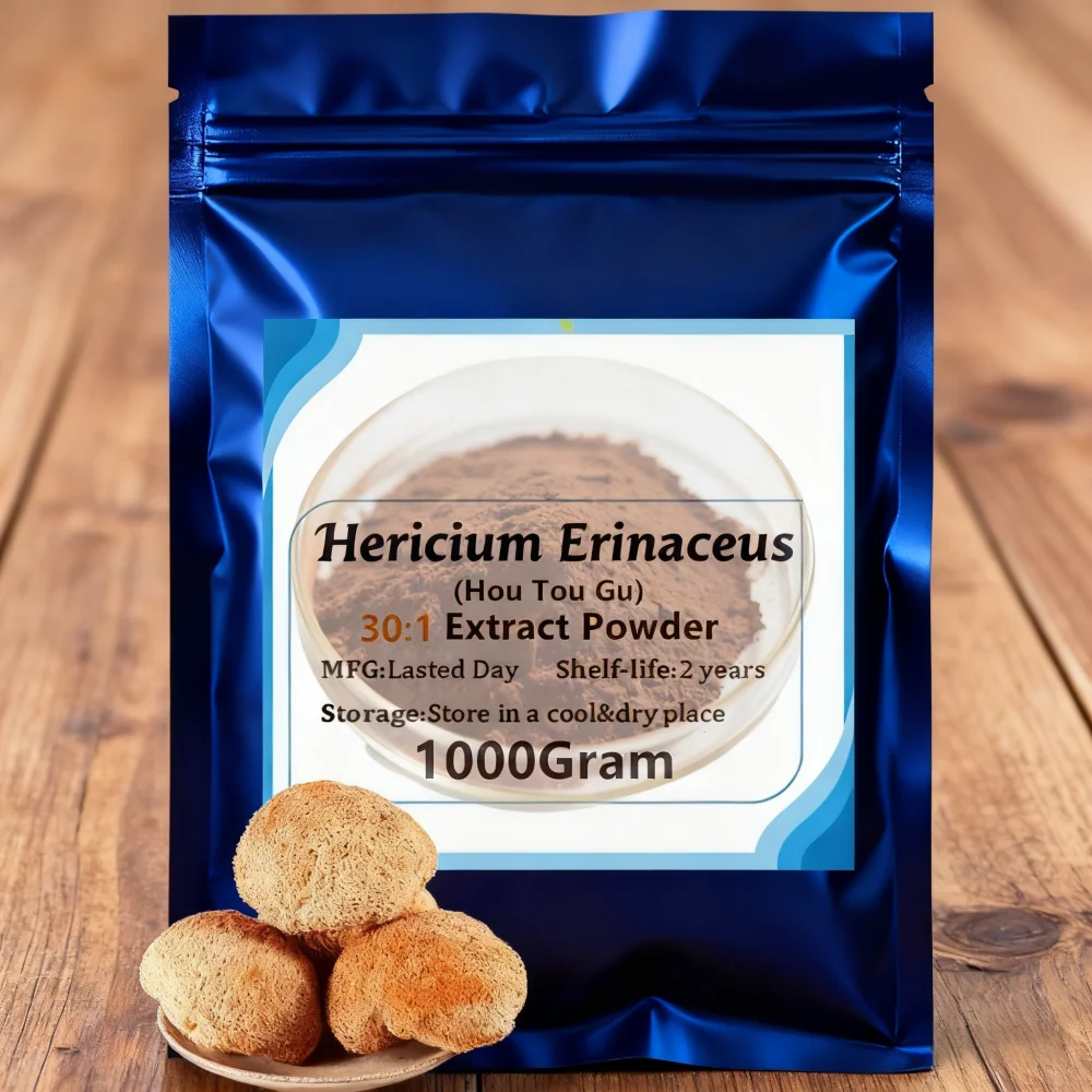 Global Customized Proportion Packaging Lions Mane Mushroom Extract Powder Bulk Hericium Erinaceus Out Packing Aluminiumfolienbeutel Image