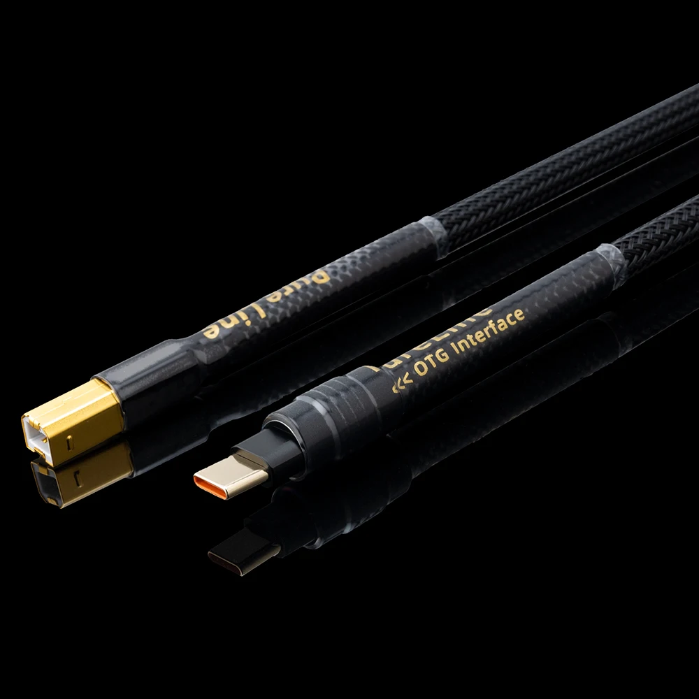 Mogami 2534 vergoldetes USB-C-auf-B-Kabel, USB Typ C auf B-Audio-Datenkabel, DAC, OTG-Handy-DAC-Kabel, Soundkarten-Decoder Image