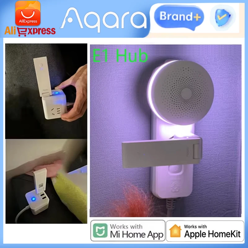 Aqara E1 Hub Zigbee 3,0 USB Smart Gateway aqara Hub Drahtlose Zigbee Connect Fernbedienung Für Mijia Mi hause Für Apple Homekit Image