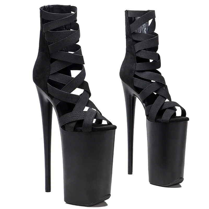 Leecabe 26CM/10 Zoll sexy exotische High Heel Plattform Party Schuhe Stripper Ferse Pole Dance Stiefel Image