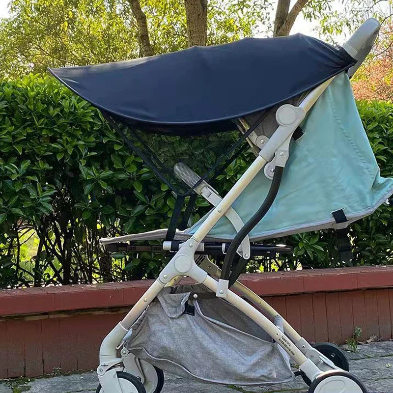 Kinderwagen Sonnenschutz Abdeckung Kinderwagen Schatten Regenschirm UV-Schutz Baldachin Universal verlängerte Sonnenschutz Kinderwagen Zubehör