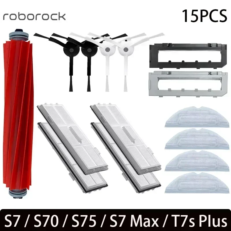 Für Roborock S7 S70 S7Max T7S T7S Plus Hauptbürste Hepa-Filter Mopp Pad Ersatzteile Staubsauger Zubehör Image