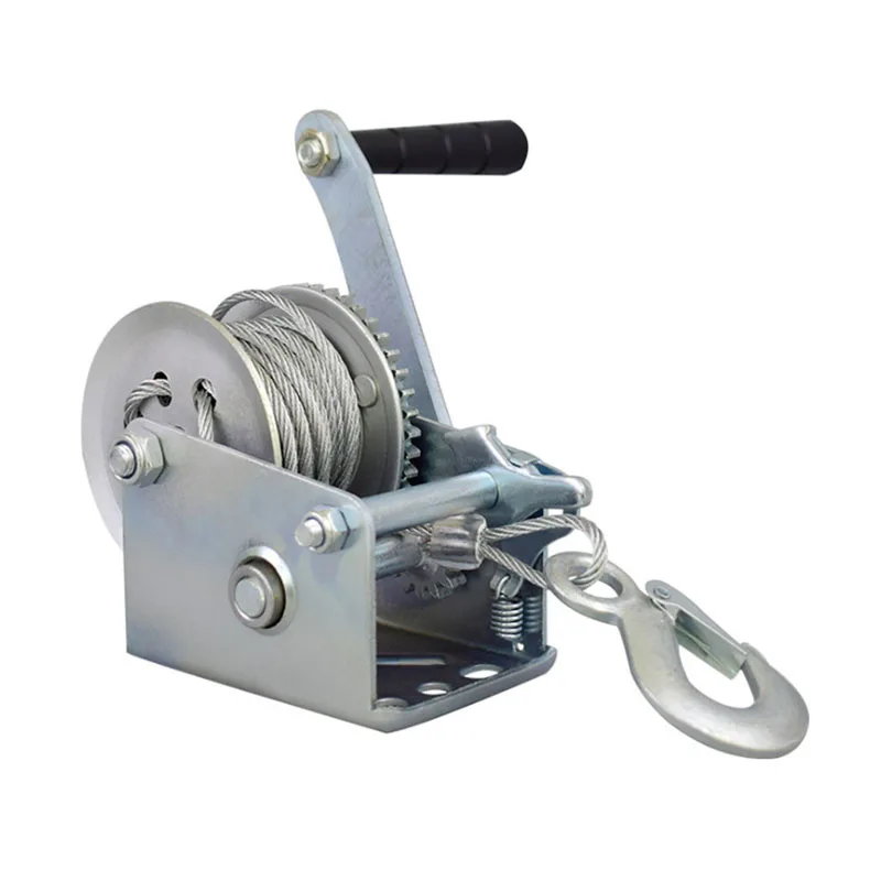 Hand Winde 600-3000 £ Manuelle Winde Draht Seil Traktion Hebe Winde Komplette Spezifikationen Image