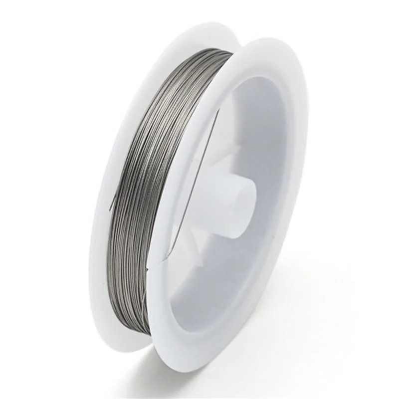 0,25/0,3/0,38/0,45/0,5/0,6/0,7/0,8/1mm Silber Überzogene Schmuck Handwerk Metall Draht Weiche DIY String Perlen Armband Halskette Eisen Draht