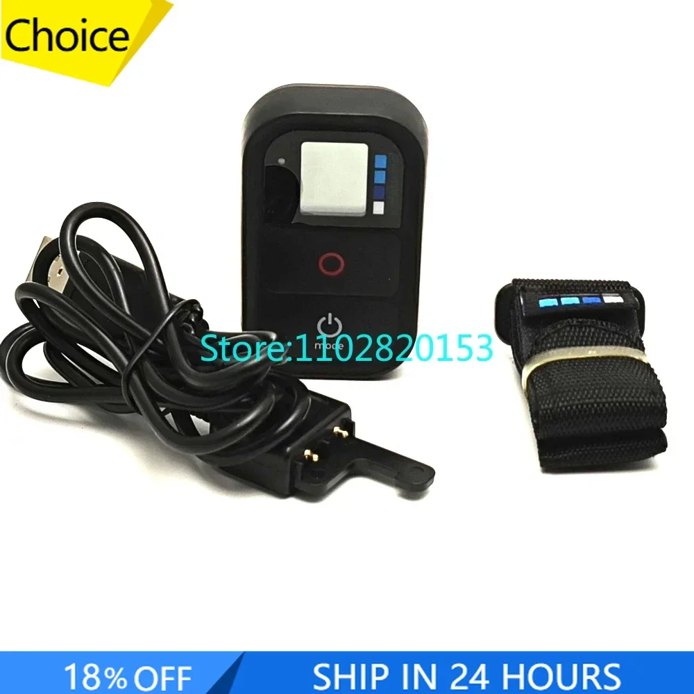 100 % Original für Gopro Hero 7 Black 6 5 4 3+ 3 Wifi Smart Remote ARTE-001 + Ladekabel und Handschlaufen-Reparaturzubehör Image