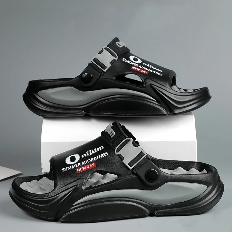 Sommer männer Massage Hausschuhe Outdoor Sandalen Strand Komfortable Innen Rutschen Wasser Clogs Casual Schuhe Männer Frauen Hause Hausschuhe