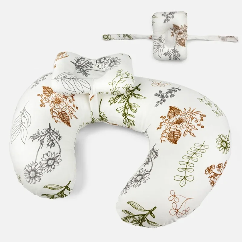 U-förmiges Stillkissen, Lordosenstütze, multifunktionales Stillkissen für Babys, umlaufendes Taillenkissen zum Füttern Image