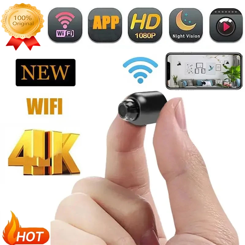 NEUE 1080P Kabellose WLAN-Kamera Mini Nachtsicht-Videorekorder Baby- und Haustier-Bewegungserkennungskamera HD Überwachungs-IP-Kamera Image