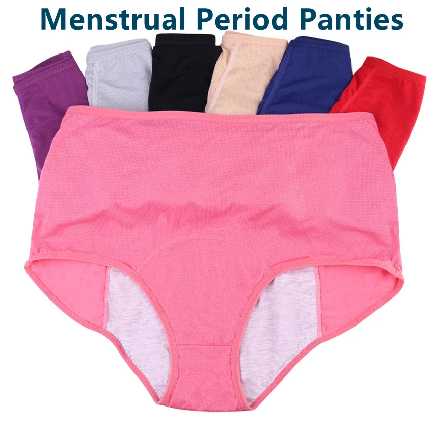 Menstruation Höschen Frauen Sexy Hosen Leck Beweis Inkontinenz Unterwäsche Zeitraum Beweis Briefs Hohe Taille Weibliche Dropshipping Image