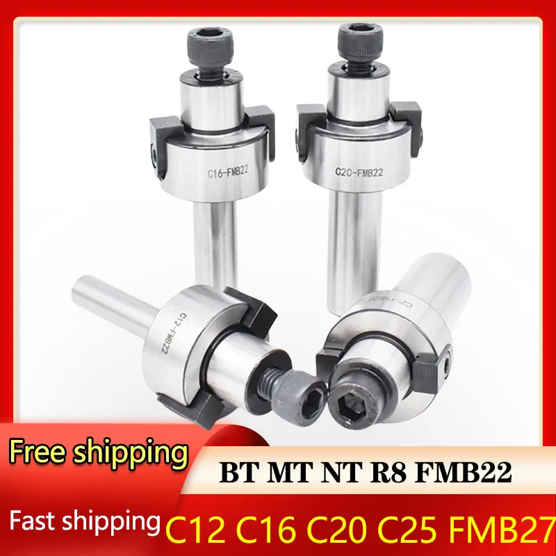 Planfräser-Adapter MT2 MT3 MT4 R8 FMB22 FMB27 BT30 NT30 ISO30 Dornhalter Schalenfräser-Werkzeughalter Fräskopfhalter Drehmaschinenteile Image