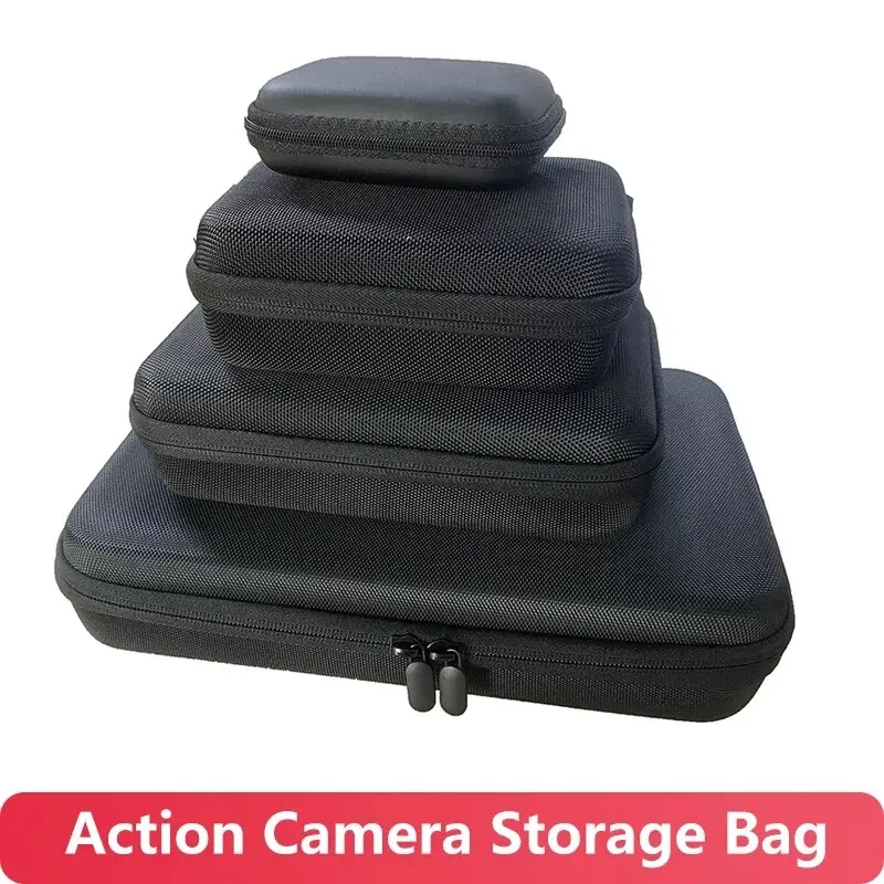 Aufbewahrungstasche, stoßfester Safe, tragbare Tragetasche für GoPro Hero 12, 11, 10, 9, 8, 7, 5, SJCAM AKASO DJI Action-Kamera-Zubehör Image