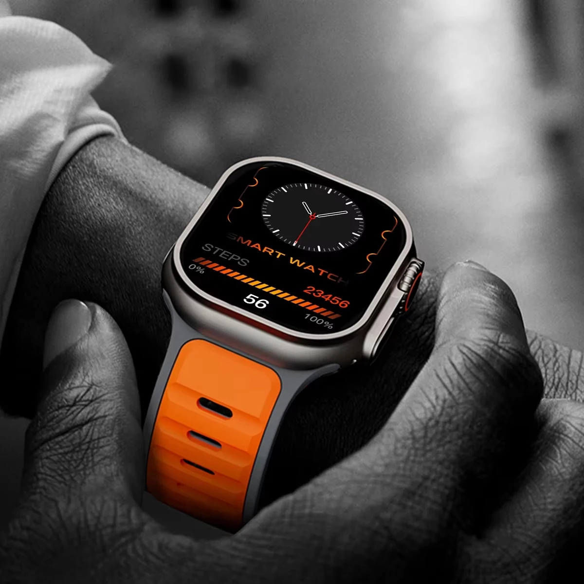 Bänder für Apple Uhrenarmband Ultra 3 2 49 mm 46 mm 45 mm 44 mm 42 mm Sport-Silikon-Armband Correa IWatch Serie 11 10 9 8 7 6 5 SE 3 Image