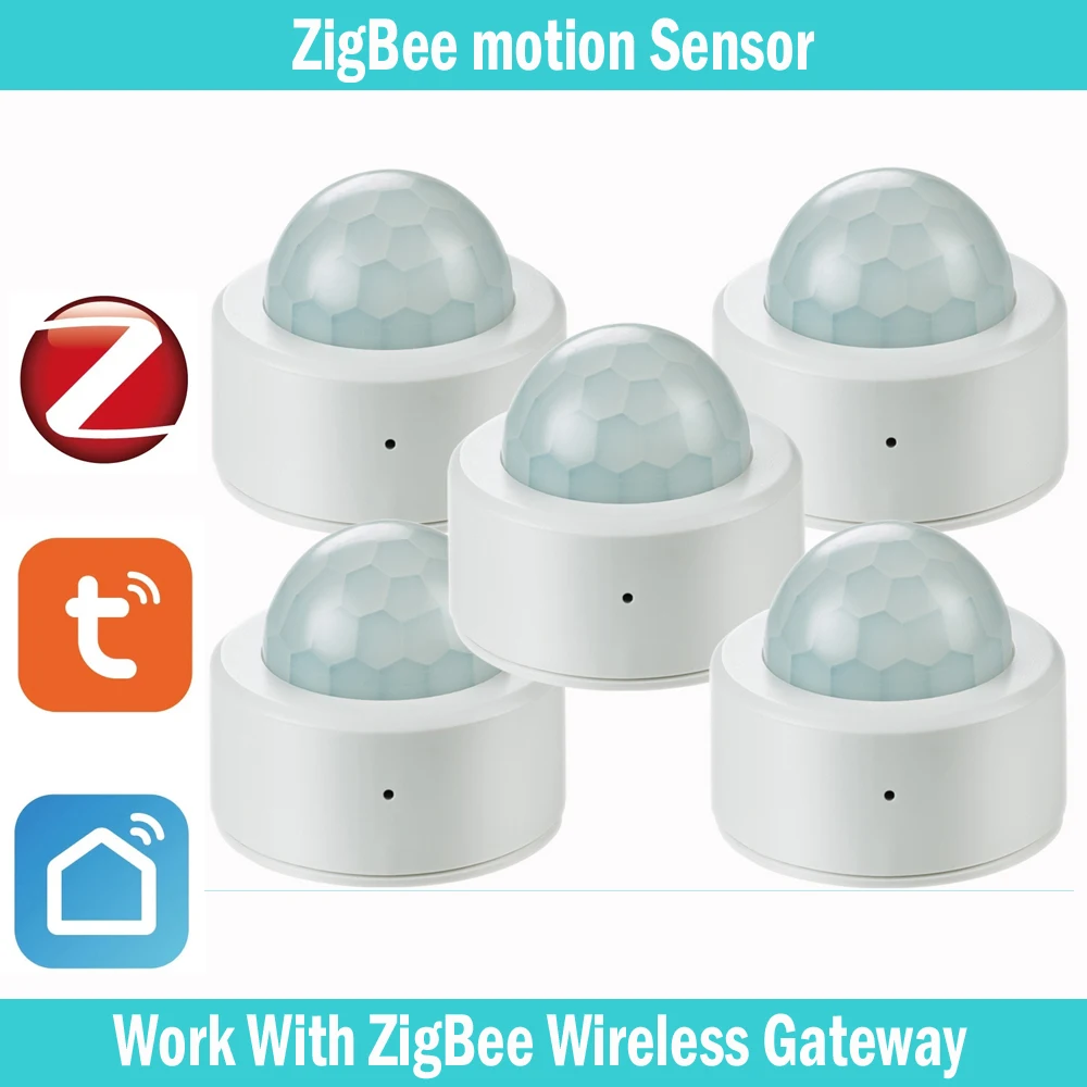 Zigbee 3.0 Smart PIR-Bewegungssensor, Bewegungsmelder für Smart Homes, Sicherheitsdetektor, kompatibel mit Tuya Smart Life Gateway