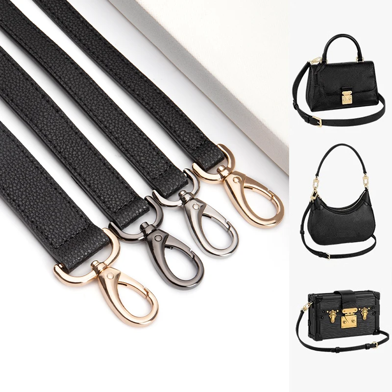 WUTA Erste Schicht Rindsleder Echtleder Taschengurt Verstellbare Schultergurte Ersatzhandtasche Umhängetasche Gürteltaschenzubehör Image