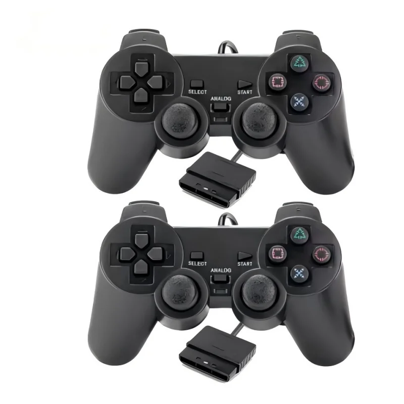 Kabelgebundenes Gamepad für Sony PS2 Controller Game Joystick Vibration Game Controller für PlayStation 2 Ps2 Controller Game