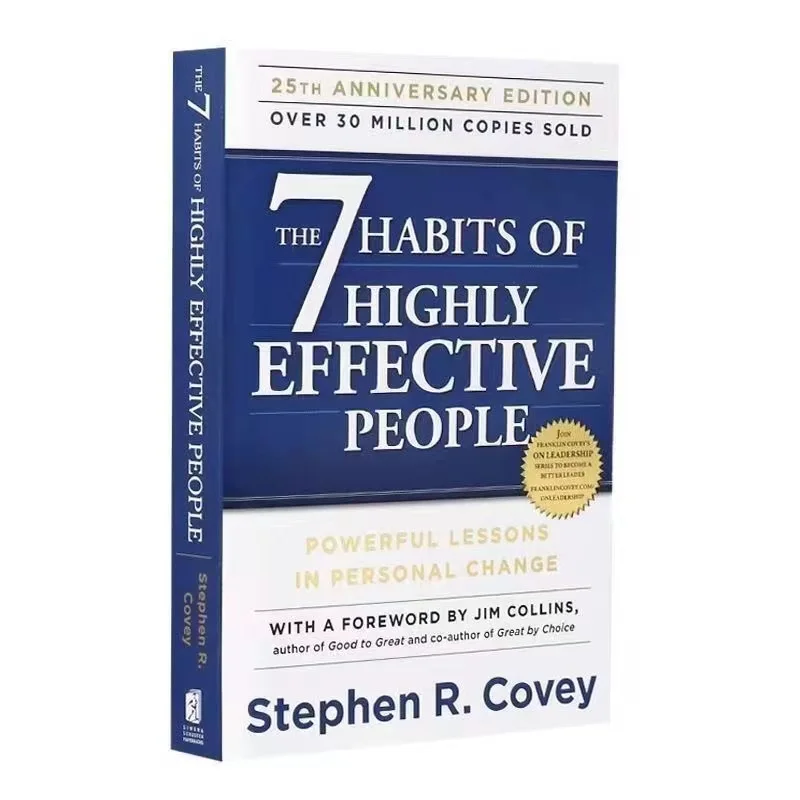 Die 7 Gewohnheiten von hochwirksamen Menschen englisches Original buch von stephen r. Covey profession elles Management Lesebuch Image