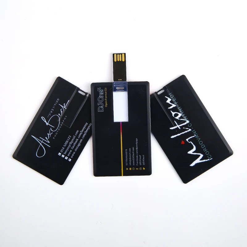Benutzerdefiniertes Logo, Kreditkarte, USB-Daumenstick, Hochzeitsgeschenk, 4 GB/8 GB/32 GB/64 GB Flash-Speicherstick mit Ihrem Logo, beidseitig bedruckt Image