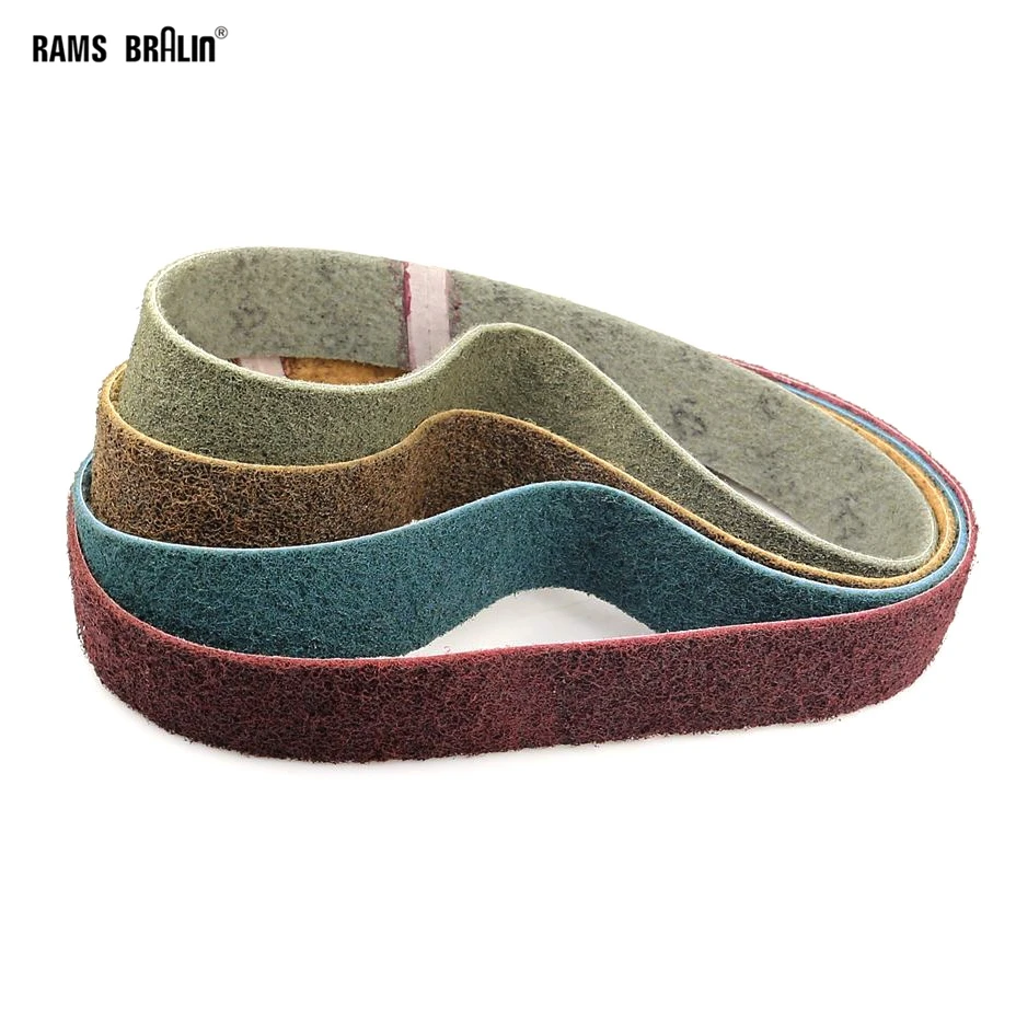 1 Stück 915 x 50 mm Vlies-Nylon-Schleifband 36 x 2 Zoll zum Metall-Grobenschleifen zum feinen Polieren Image