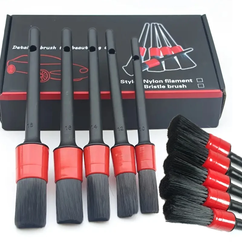 Detaillierung Pinsel Set Auto Pinsel Auto Detaillierung Pinsel Für Auto Reinigung Detaillierung Pinsel Dashboard Air Outlet Rad Pinsel Image