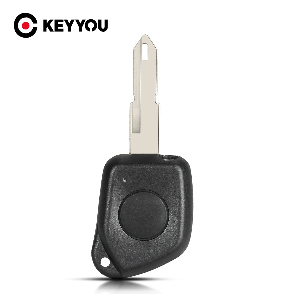 KEYYOU Neue Für Peugeot 106 205 206 306 405 406 Auto Schlüssel Shell Cover Ersatz Fob 1 Taste Fernbedienung Schlüssel schwarz Fall