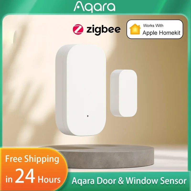 Aqara Tür- und Fenstersensor Zigbee Drahtlose Verbindung Intelligenter Mini-Türsensor Home Assistant für Mijia Gateway Home HomeKit APP Image