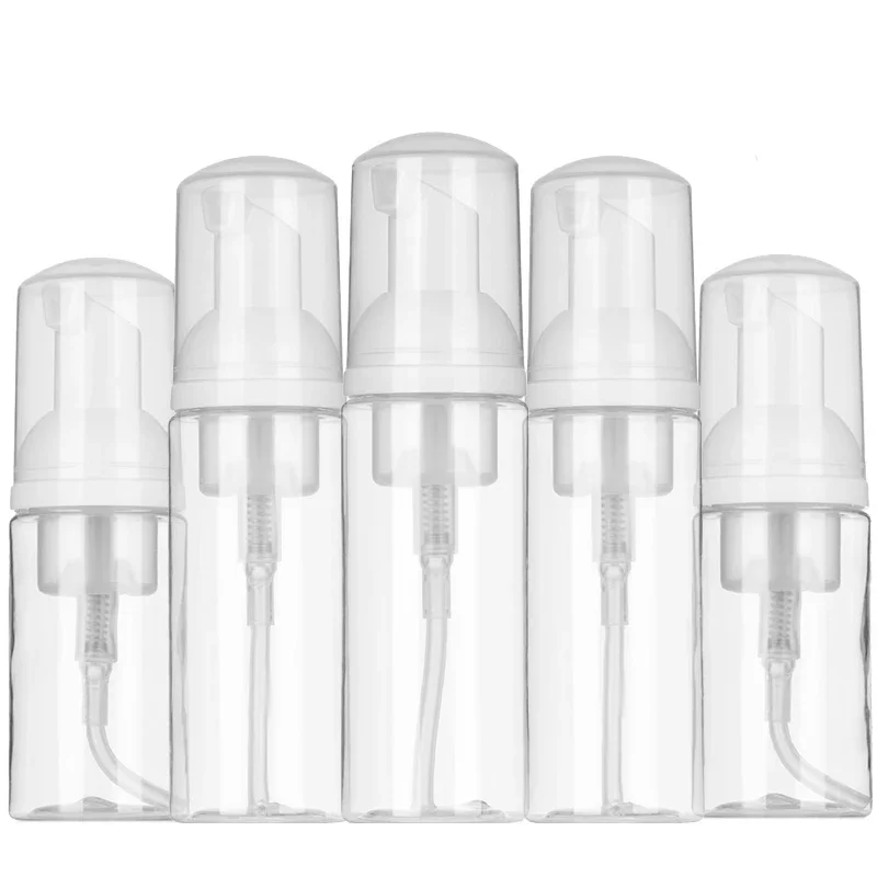 2Pcs 30ml 50ml 60ml 100ml Kunststoff Schaum Pumpe Flasche Leere Gesicht Wimpern Kosmetische Flasche Reiniger seife Spender Schaum Flasche Image