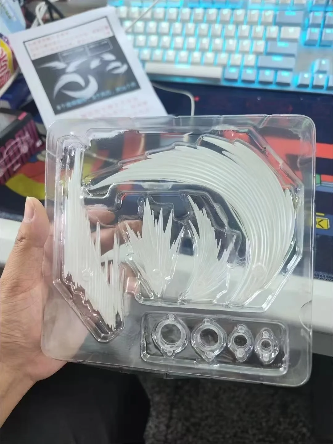 Dragon Ball Ac Factory Effect Series S.H.F The Smoke Effect Piece White Ver. Action Anime Figuren Sammlung Ko Modell individuelles Spielzeug Image