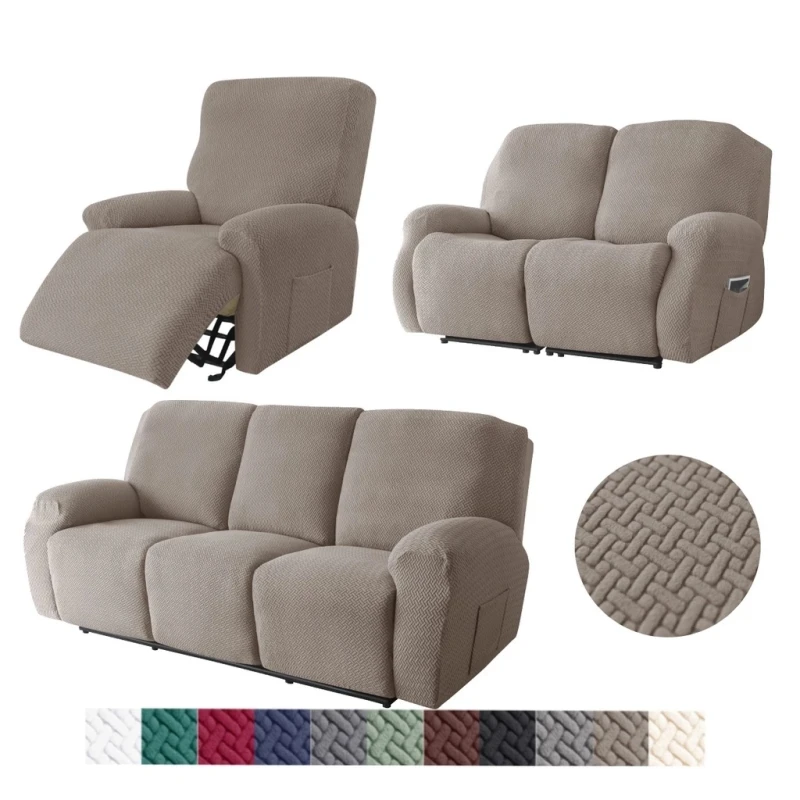 Sofabezug für Liegestühle im 1/2/3-Sitzer, getrennter Jacquard-Sofabezug für Liegestühle, elastischer Bezug für Liegestühle, Bezug für Lounge-Stuhl