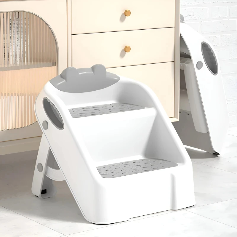 Kinder-Toilettentraining Tritthocker Rutschfester Klappbarer Toilettensitz Baby-Waschbecken Toiletten-Tritthocker für Toilettentraining