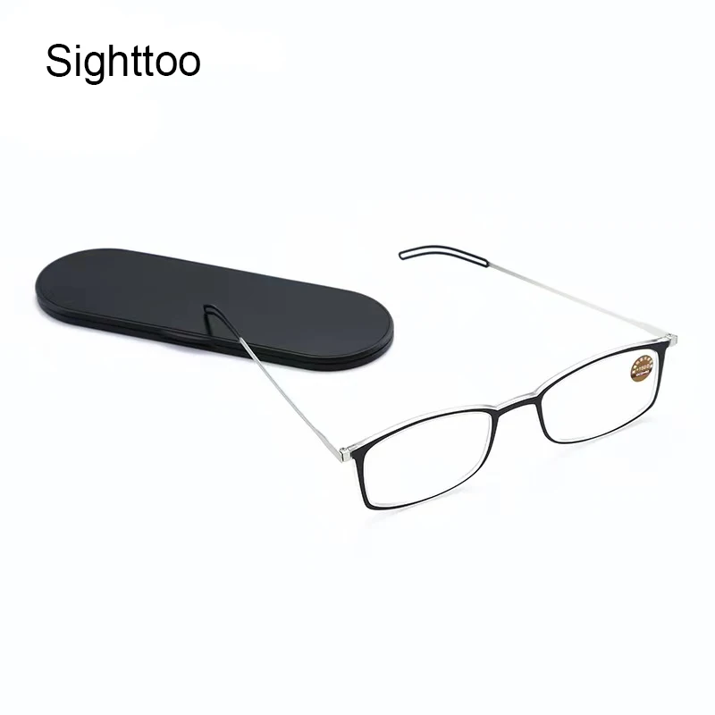 Sighttoo Anti Blue-Ray Universal Ultradünne Lesebrille für Männer und Frauen zum Versenden tragbarer Handy-Brillenetui +1,5 Image