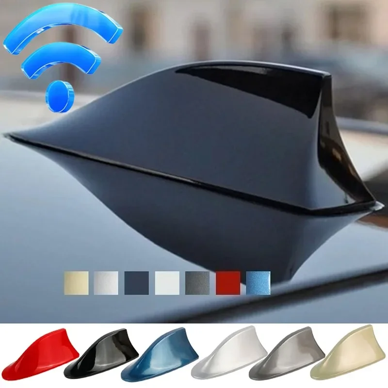 Autoradio Haifischflosse Auto Hai Antenne Radio FM Signal Design für alle Autos Antennen Auto Außen Styling Ersatzteile Image