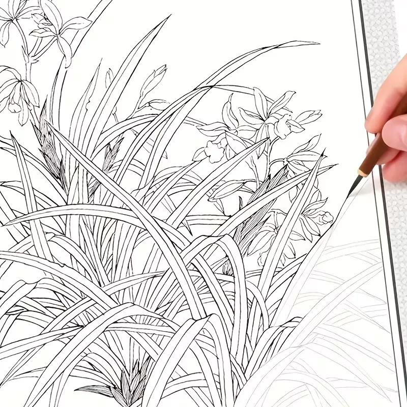 100+ Blumen-Designs, Übungsbuch zum Skizzieren, Schritt-für-Schritt-Anleitung zum Malen, Anfänger Image