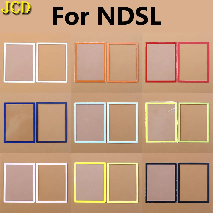 JCD Obere Obere Untere Untere LCD Bildschirm Rahmen Abdeckung Für NDSL NDS Lite Spielkonsole Kunststoff Objektiv Ersatz Image