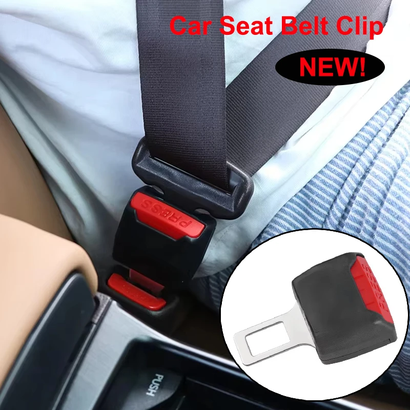 1/2PCS Auto Sitz Gürtel Clip Verlängerung Stecker Sicherheit Sitz Lock Schnalle Sicherheitsgurt Clip Extender Konverter Baby Auto sitz Zubehör Image