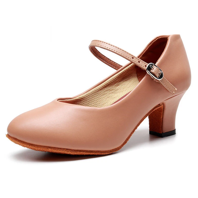 Flamenco-Schuhe für Damen, lateinamerikanische Salsa-Tanzschuhe, Mädchen-Absatz, 5 cm, moderner Ballsaal-Tanzschuh, Damen- und Mädchen-Tango-Tanzschuh, Größe 34–43