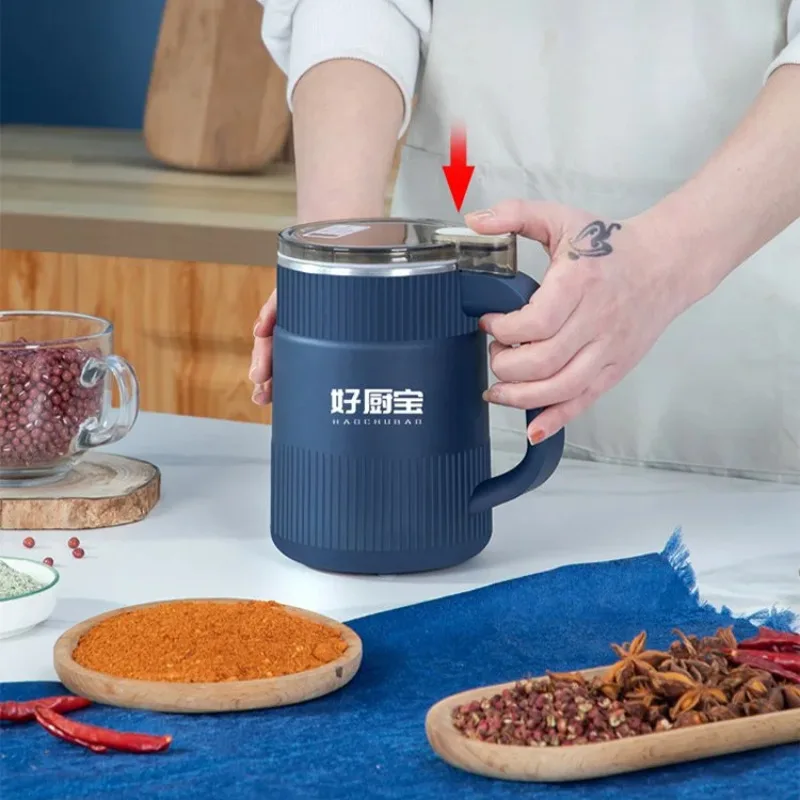 [Ultrafeines Pulver] Haushaltsmühle Kaffeebohnen Getreide Zerkleinerungsmühle Elektrisches kleines Pulverschleifen Image