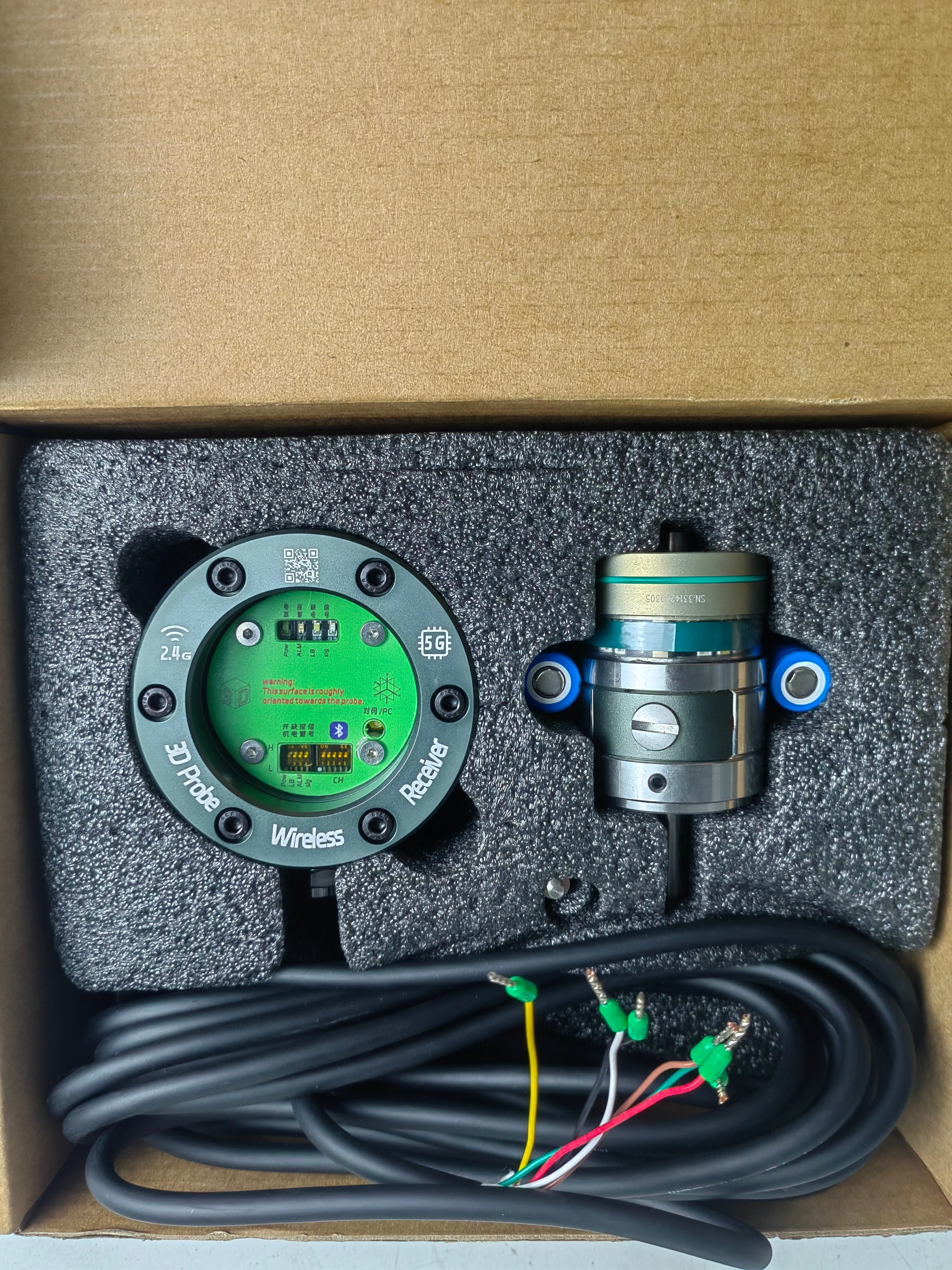 V2 Verbesserte Version GP-800 Wireless Probe Tool für Bearbeitungszentrum 3D Edge Finder Zentrierstange Ersatz für Renishaw Marposs Image