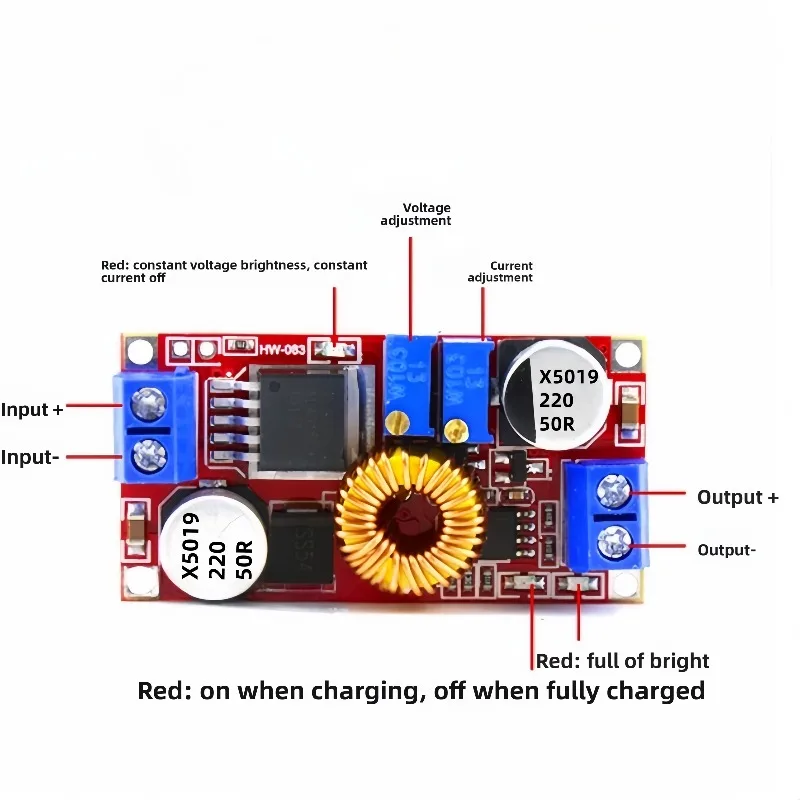 XL4015 5A DC-DC Buck Converter Step Down Modul 4-38V auf 1,25-36V 75W Einstellbarer Spannungsregler mit Schutz Image