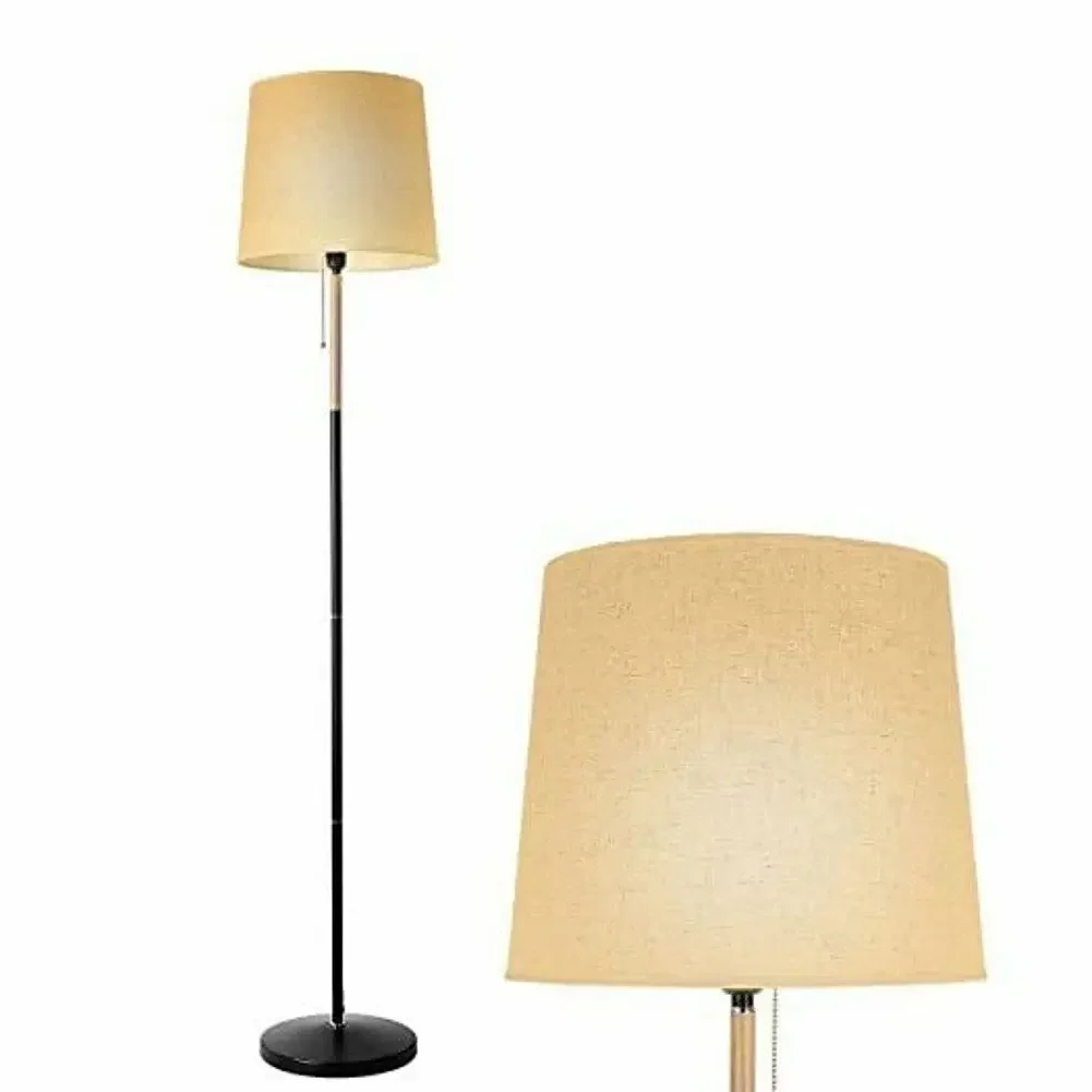Moderne Stehlampe Design Pole Lampe mit Schirm Hohe Lampe für Wohnzimmer Schlafzimmer Büro Esszimmer Küche E27 Einfach