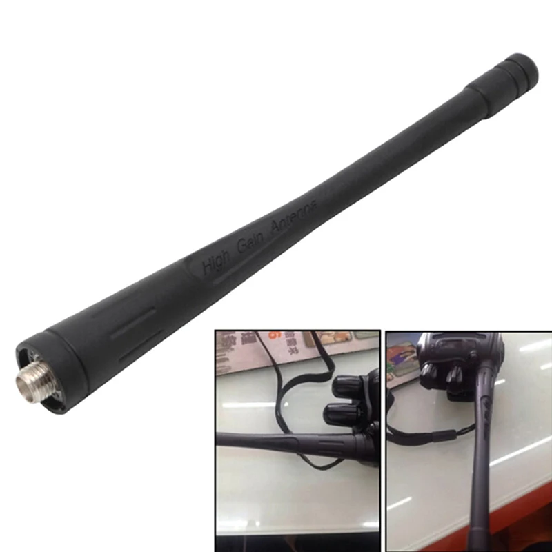 Schwarze High Gain SMA-Buchse Antenne für Baofeng 888s Walkie Talkie Funkgerät Image