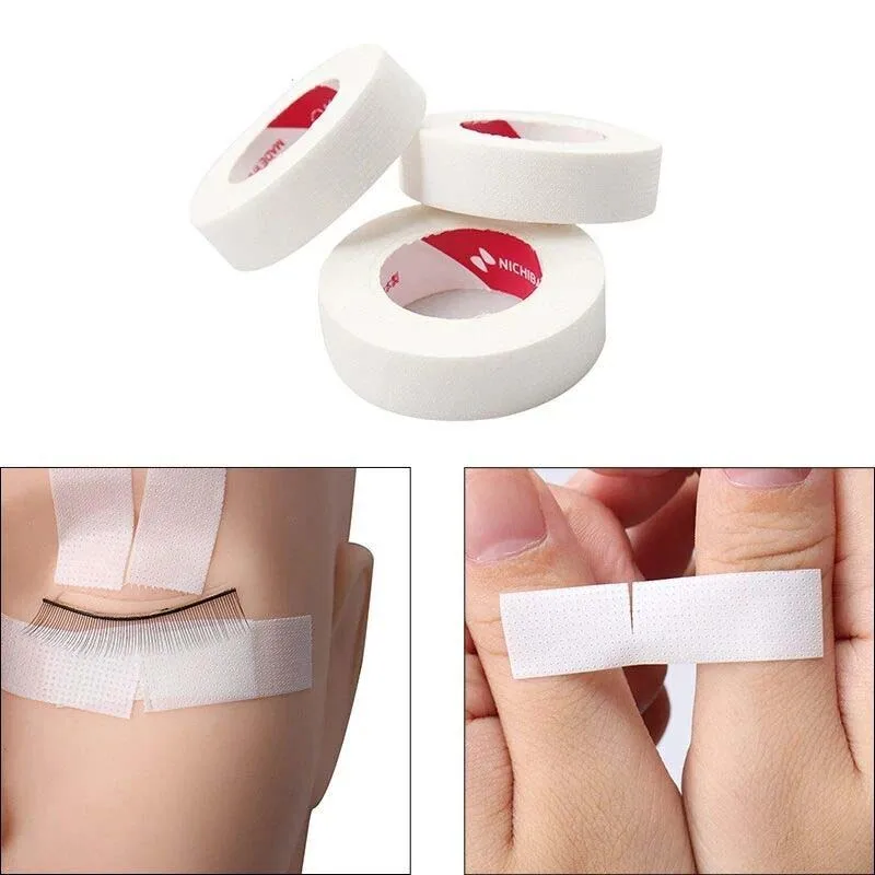 Atmungsaktives, leicht zu reißendes medizinisches Klebeband/weißes Seidenpapier unter Patches, Wimpernverlängerungsversorgung, Wimpernverlängerungsband Image