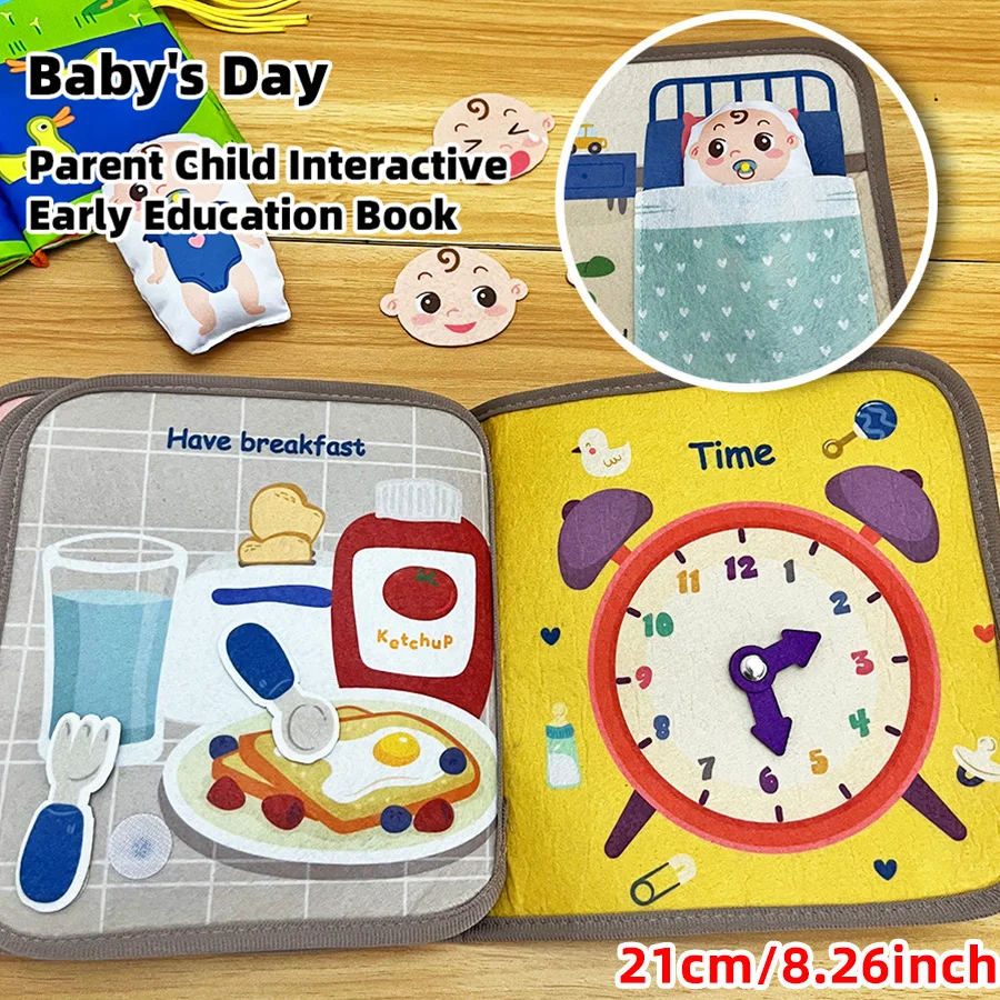 Frühe Bildung Englisch Interaktive Kognitive Tuch Bücher Baby Lernen Bücher Baby Weiche Bücher Kinder Spielzeug